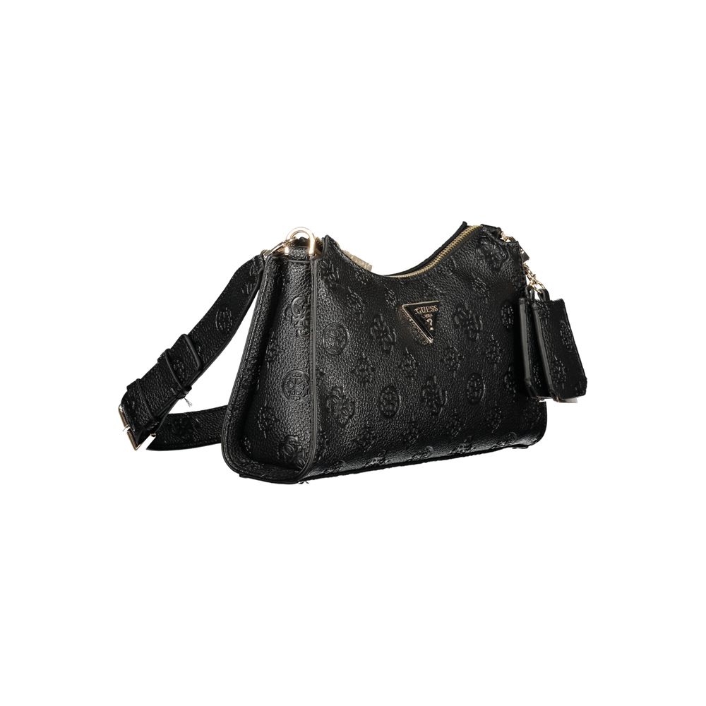 Guess Jeans Black Polyurethane Women Women's Handbag