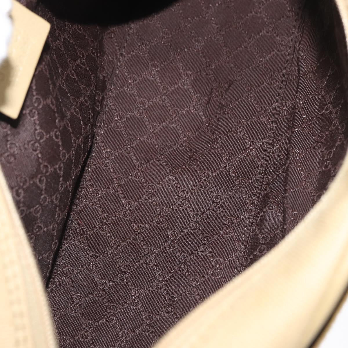 Gucci Vintage Canvas Beige Canvas Shoulder Bag Bag (Pre-Owned)
