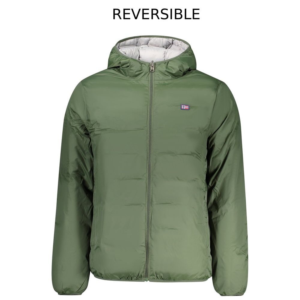 Norway 1963 Verde Poliestere Uomo Men's Giacca
