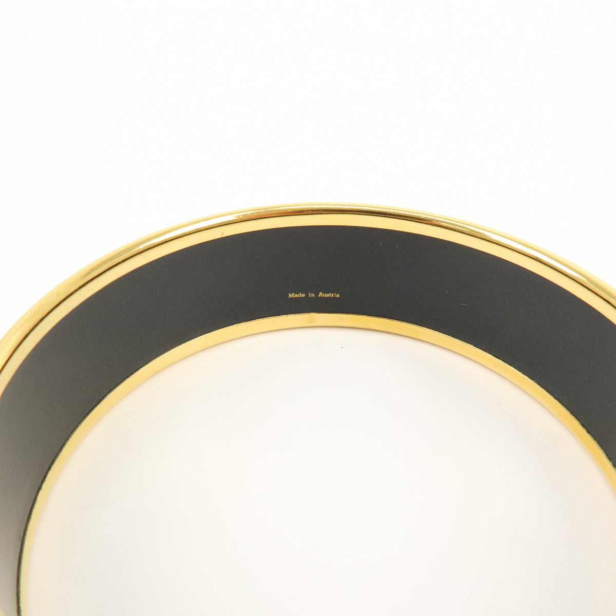 Hermes Bangle Printed Enamel Multicolour Gold_Plated Bracelet Jewelry (Pre-Owned)