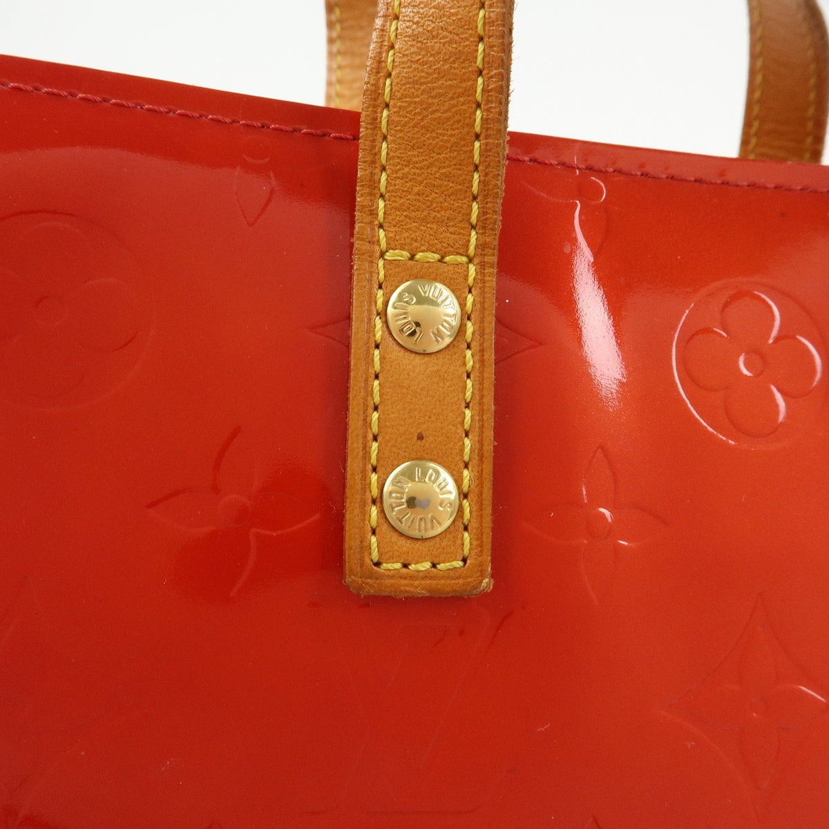 Louis Vuitton Reade Monogram Vernis Red Patent_Leather Handbag (Pre-Owned)