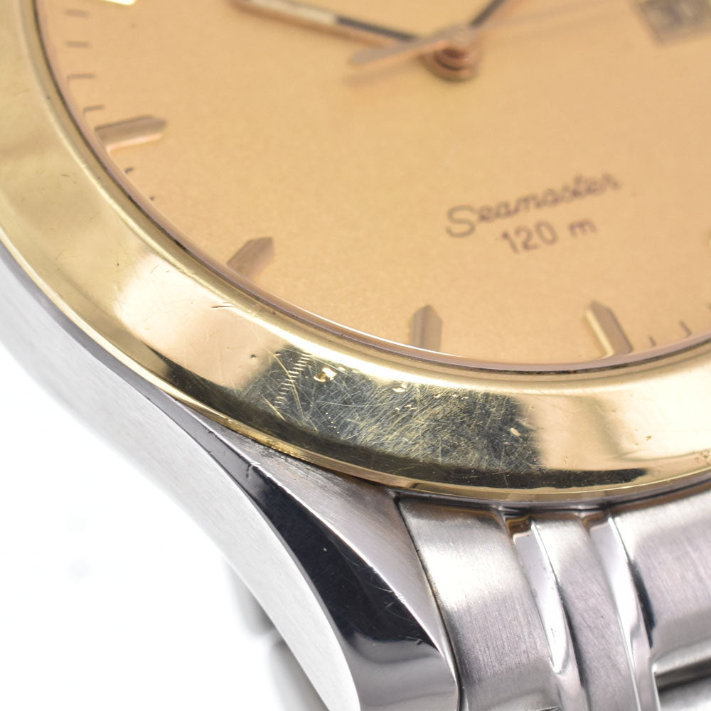 Omega Seamaster 120M Quartz Stainless Steel And 18K Yellow Gold Watch (Pre-Owned)