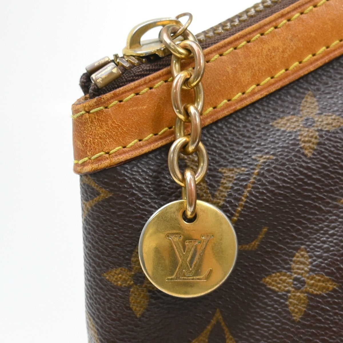 Louis Vuitton Tivoli Monogram Canvas Brown Canvas Handbag (Pre-Owned)