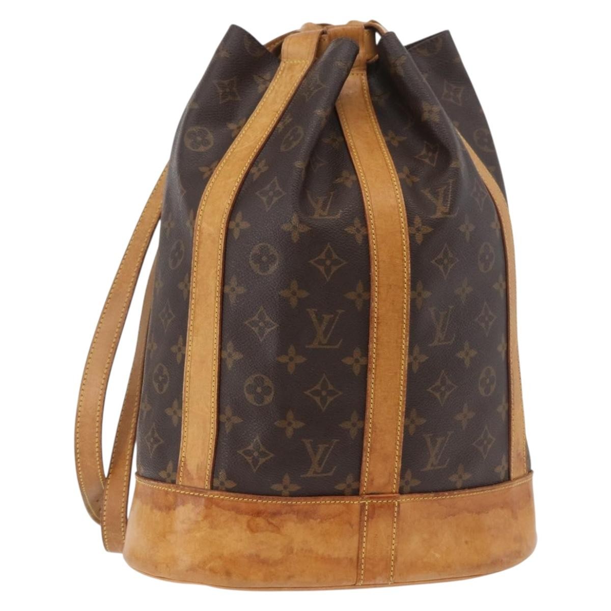 Louis Vuitton Randonnee Monogram Canvas Brown Canvas Shoulder Bag Bag (Pre-Owned)