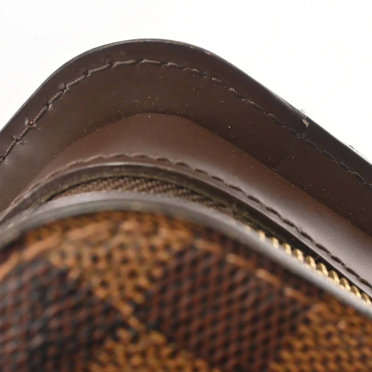 Louis Vuitton Pochette Saint Louis Damier Brown Canvas Clutche & Pouche Bag (Pre-Owned)