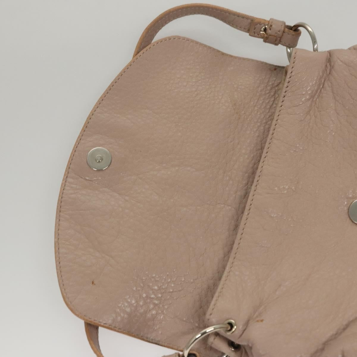 Chloe Lily Leather Pink Leather Handbag (Pre-Owned)