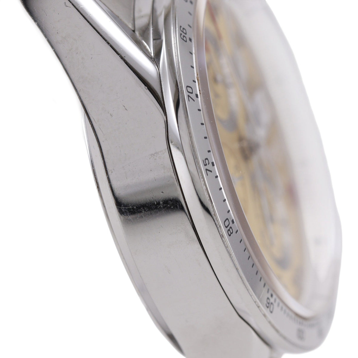 Tag Heuer Carrera Calibre 16 Chronograph Day Date Automatic Stainless Steel Watch (Pre-Owned)