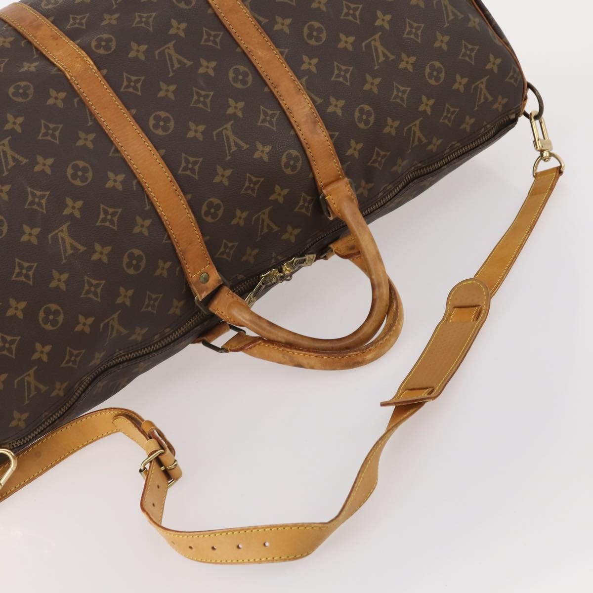 Louis Vuitton Keepall Bandouliere Monogram Canvas Multicolour Canvas Travel Bag Bag (Pre-Owned)