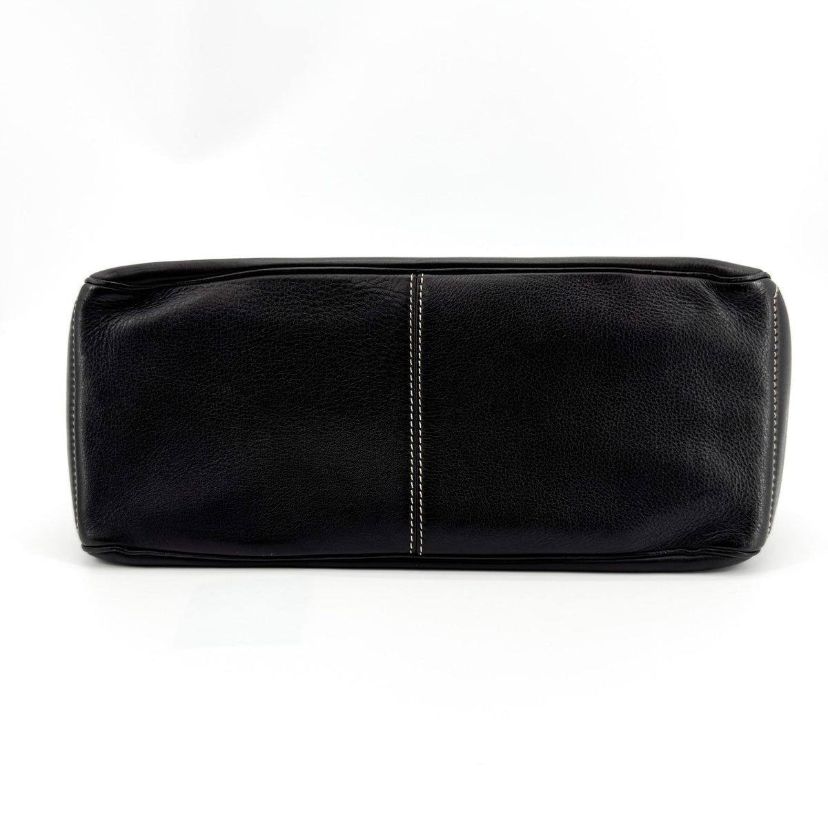 Celine Boogie Calfskin Black Leather Handbag (Pre-Owned)