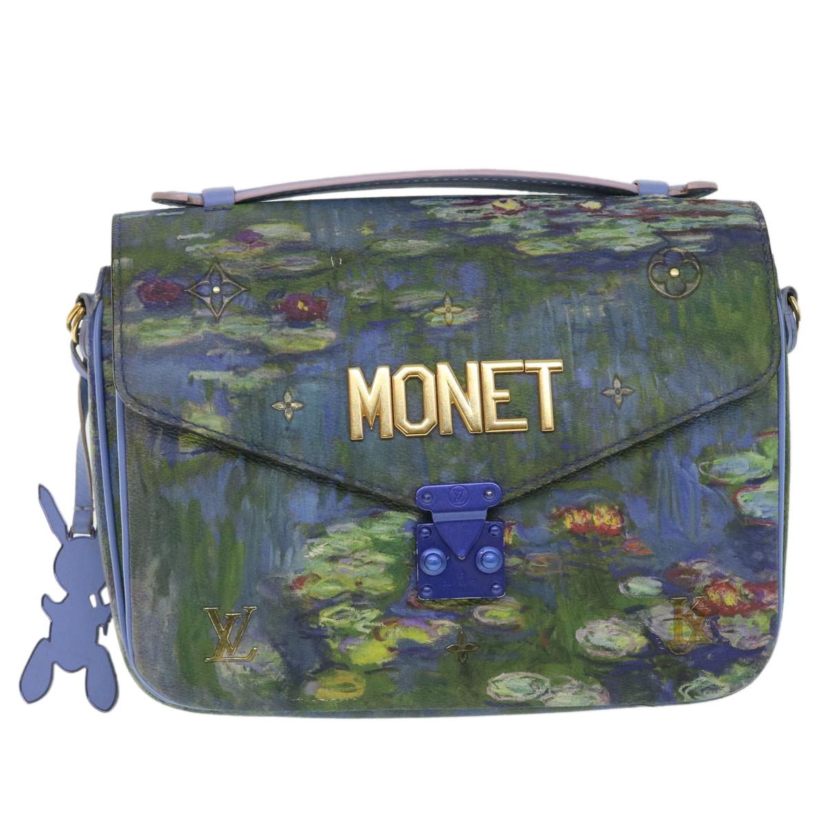 Louis Vuitton Pochette Metis Limited Edition Jeff Koons Monet Print Canvas Multicolour Canvas Clutche & Pouche Bag (Pre-Owned)