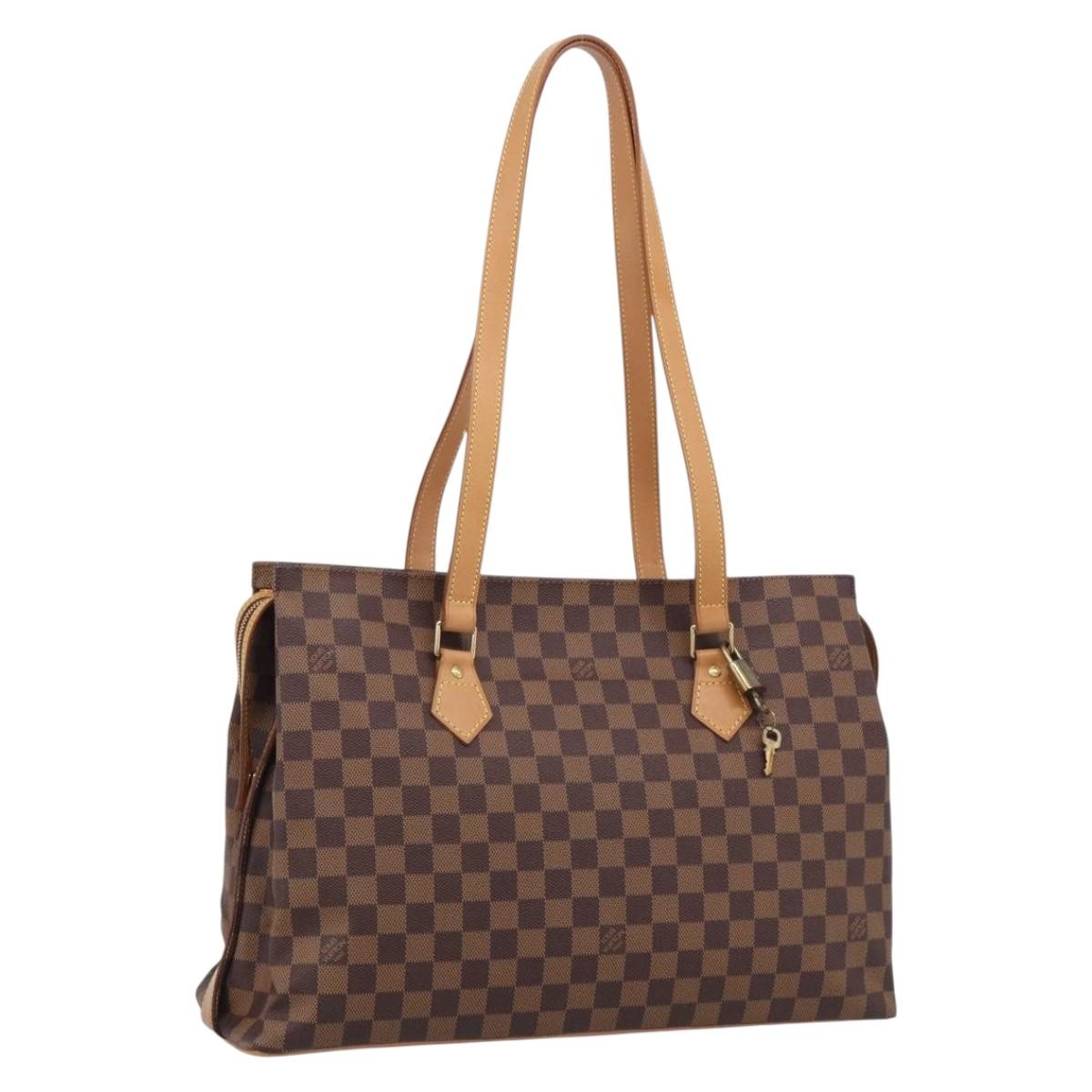 Louis Vuitton Chelsea Centenaire Damier Brown Canvas Handbag (Pre-Owned)
