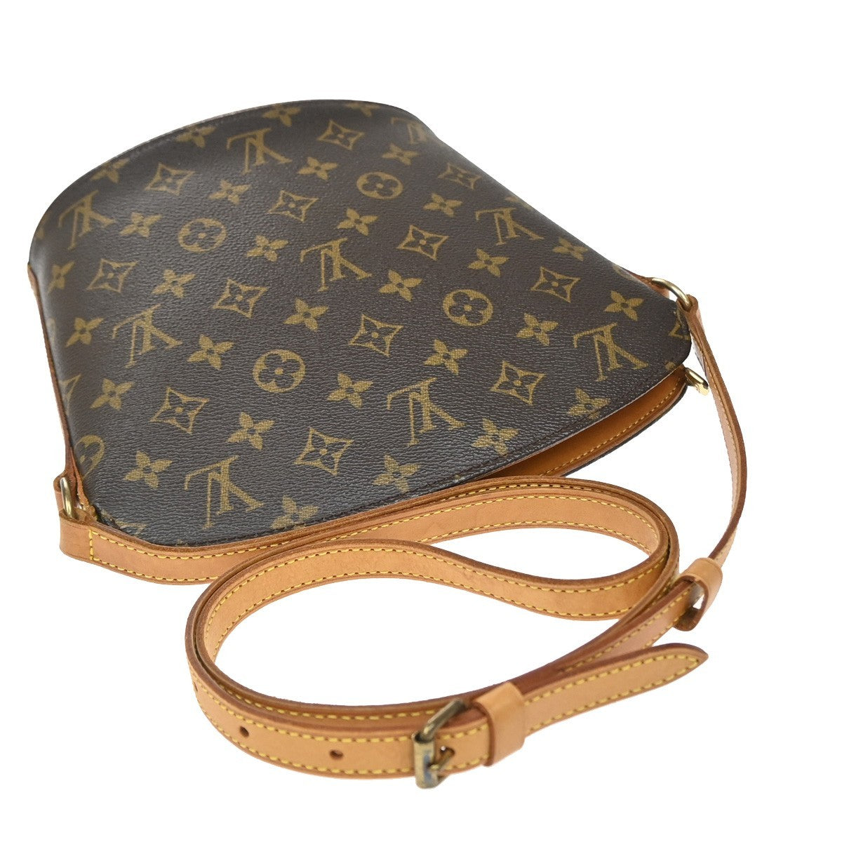 Louis Vuitton Drouot Monogram Canvas Brown Canvas Shoulder Bag Bag (Pre-Owned)