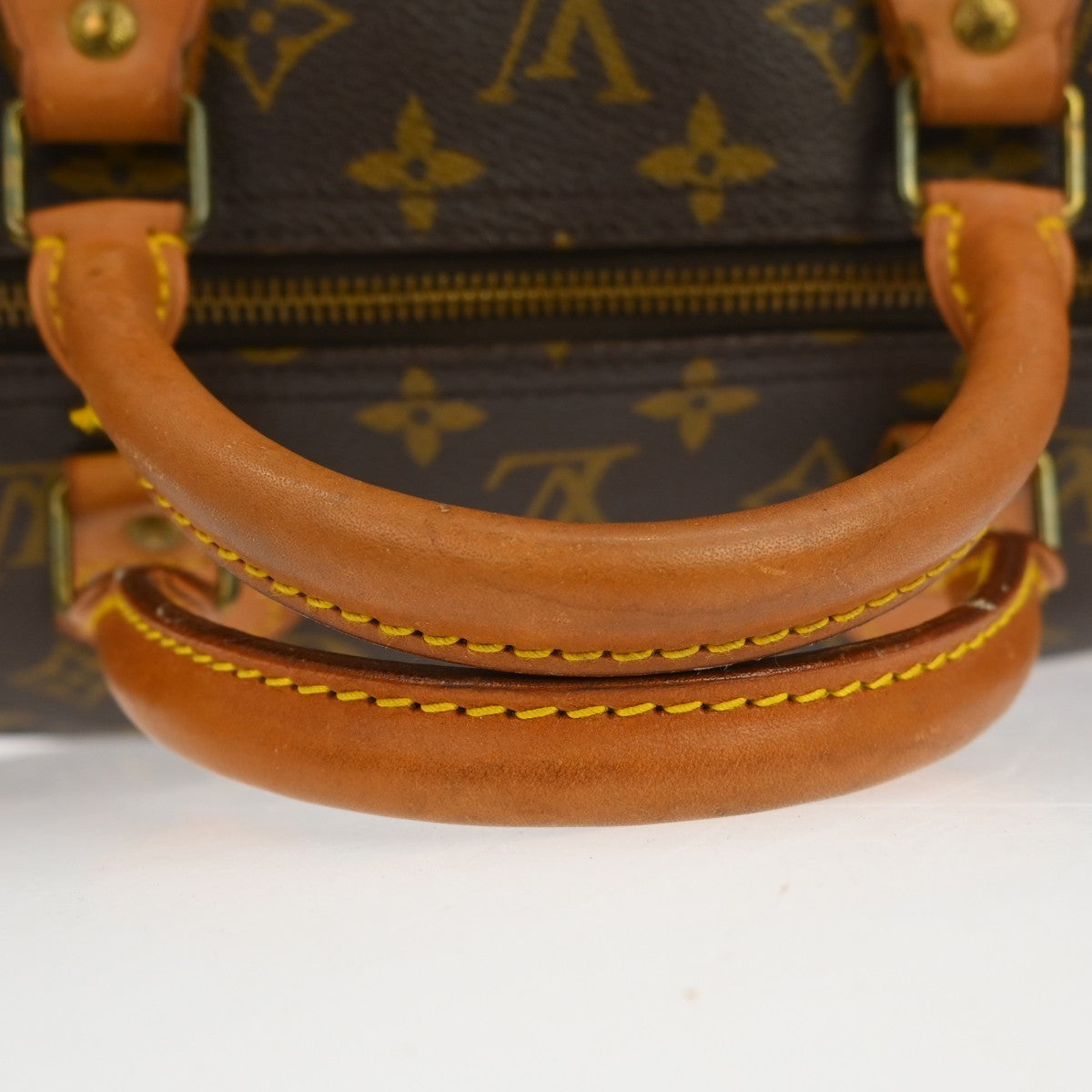 Louis Vuitton Speedy Monogram Brown Canvas Handbag (Pre-Owned)