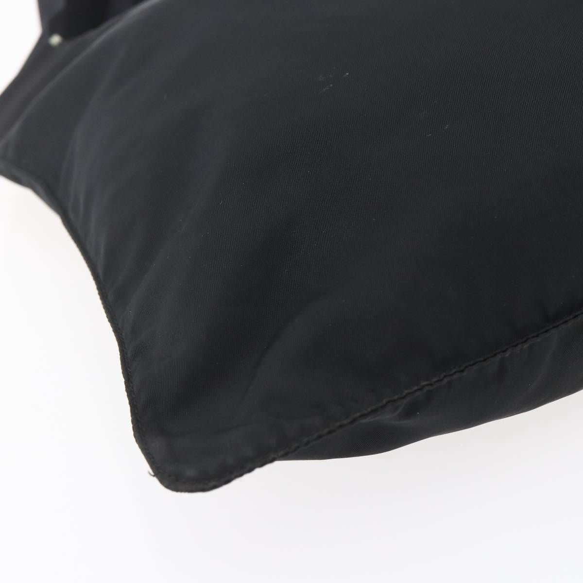 Prada Flat Messenger Tessuto Black Nylon Shoulder Bag Bag (Pre-Owned)