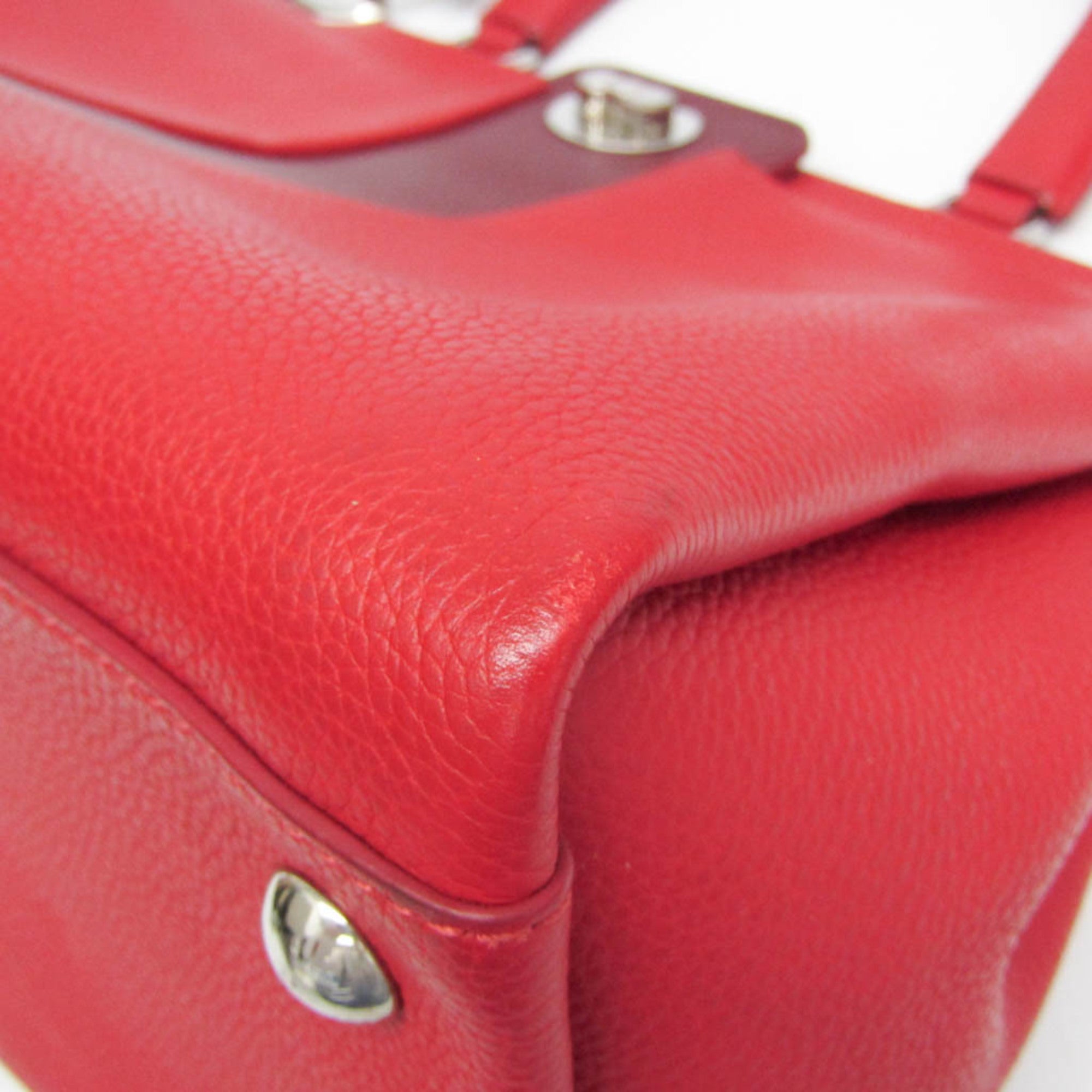 Louis Vuitton Astrid Leather Red Leather Handbag (Pre-Owned)