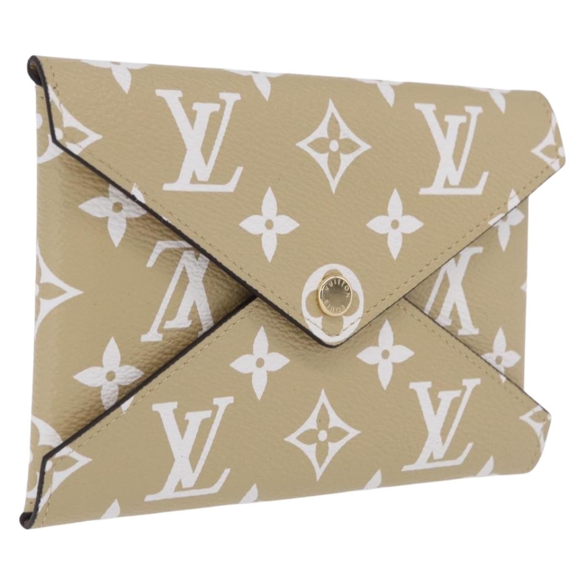 Louis Vuitton Kirigami Pochette Limited Edition Colored Monogram Giant Beige Canvas Clutche & Pouche Bag (Pre-Owned)