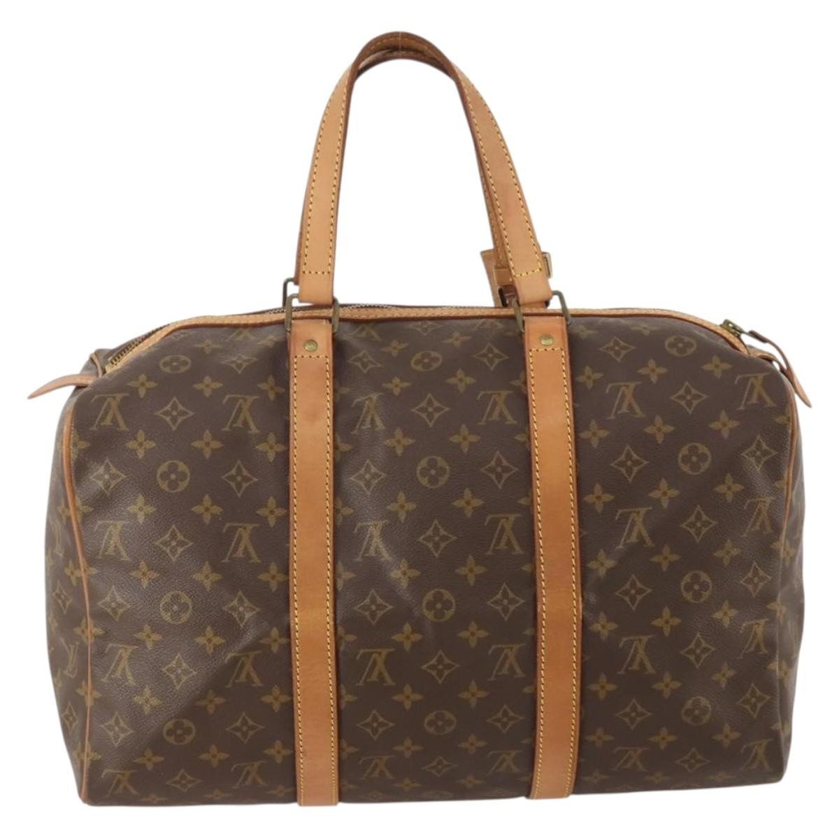Louis Vuitton Sac Souple Monogram Canvas Brown Canvas Handbag (Pre-Owned)