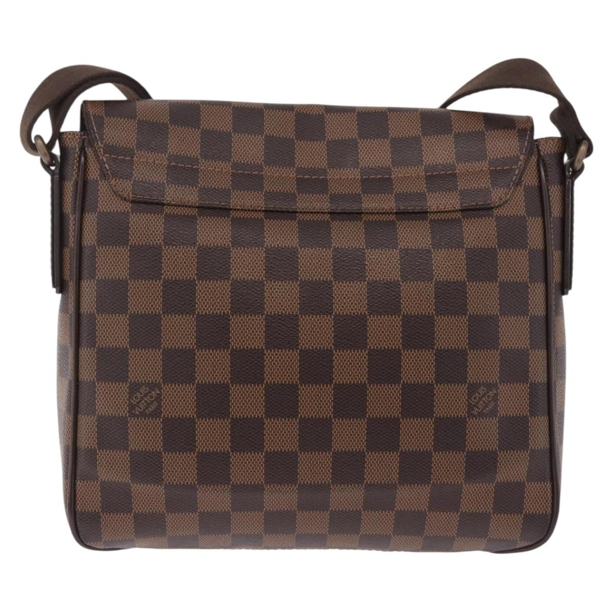 Louis Vuitton District Messenger Damier Brown Canvas Handbag (Pre-Owned)
