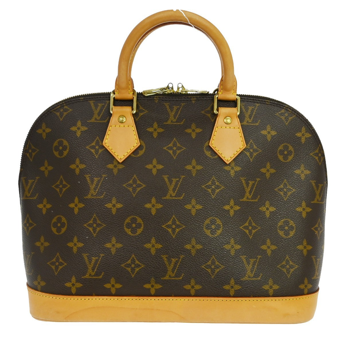 Louis Vuitton Alma Monogram Canvas Brown Canvas Handbag (Pre-Owned)