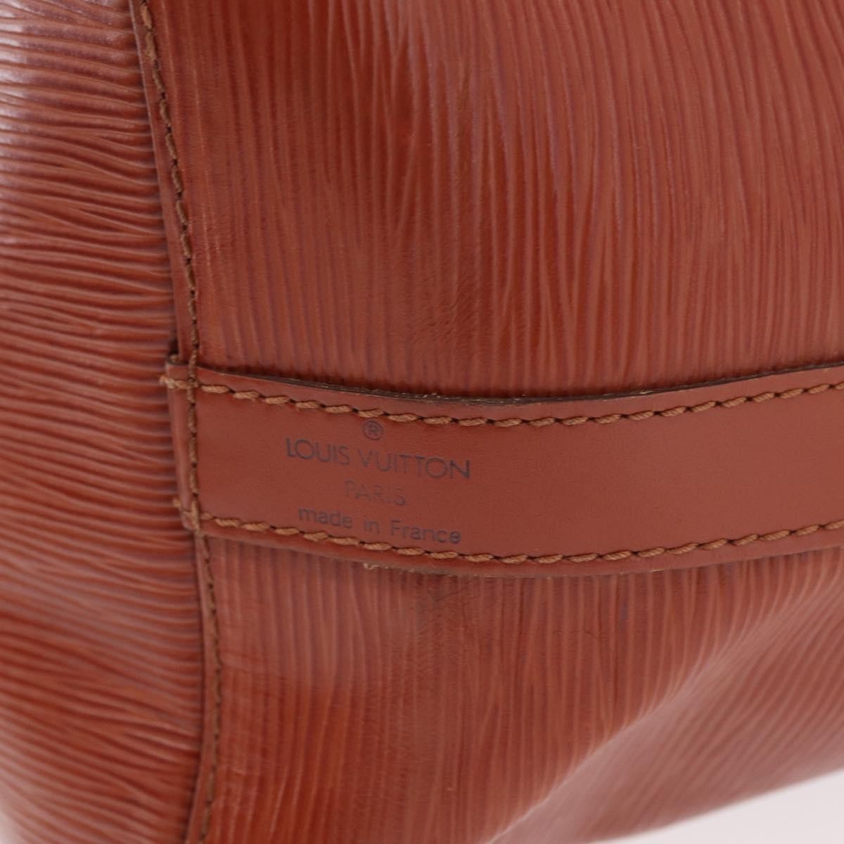 Louis Vuitton Petit Noe Epi Leather Brown Leather Handbag (Pre-Owned)