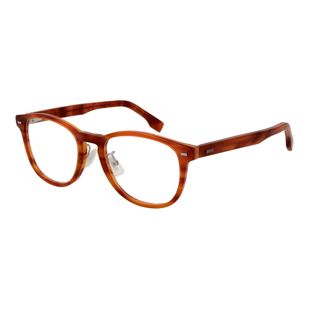 Hugo Boss Brown Acetate Glasses Men's (Frames)