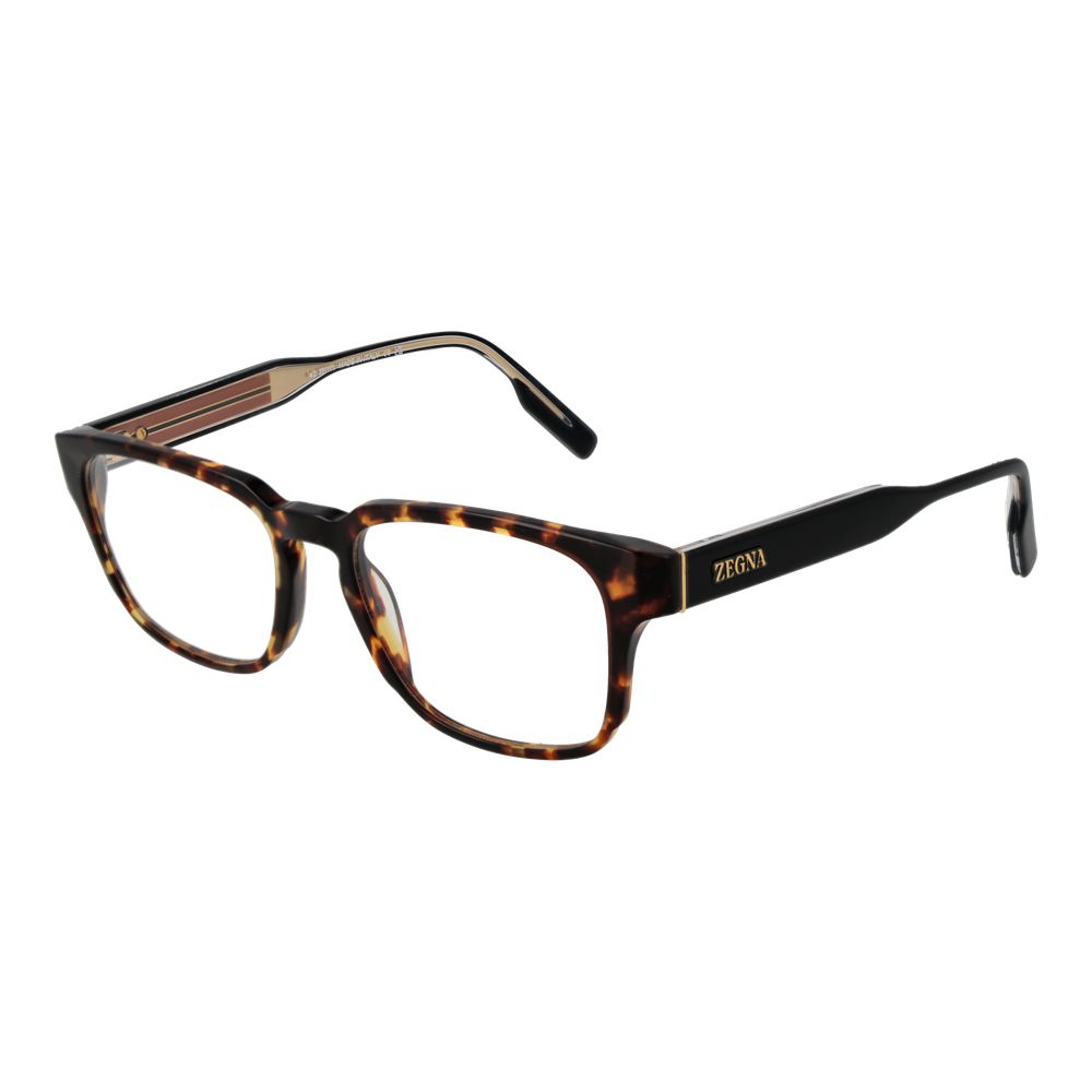 Ermenegildo Zegna Brown Acetate Glasses Men's (Frames)