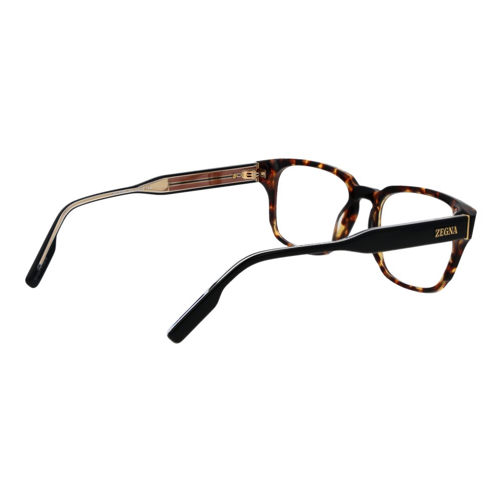 Ermenegildo Zegna Brown Acetate Glasses Men's (Frames)