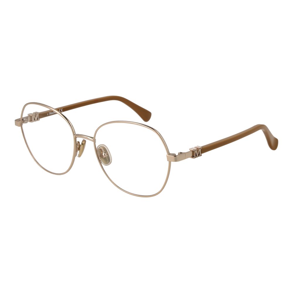 Max Mara Gold Metal Glasses Women's (Frames)