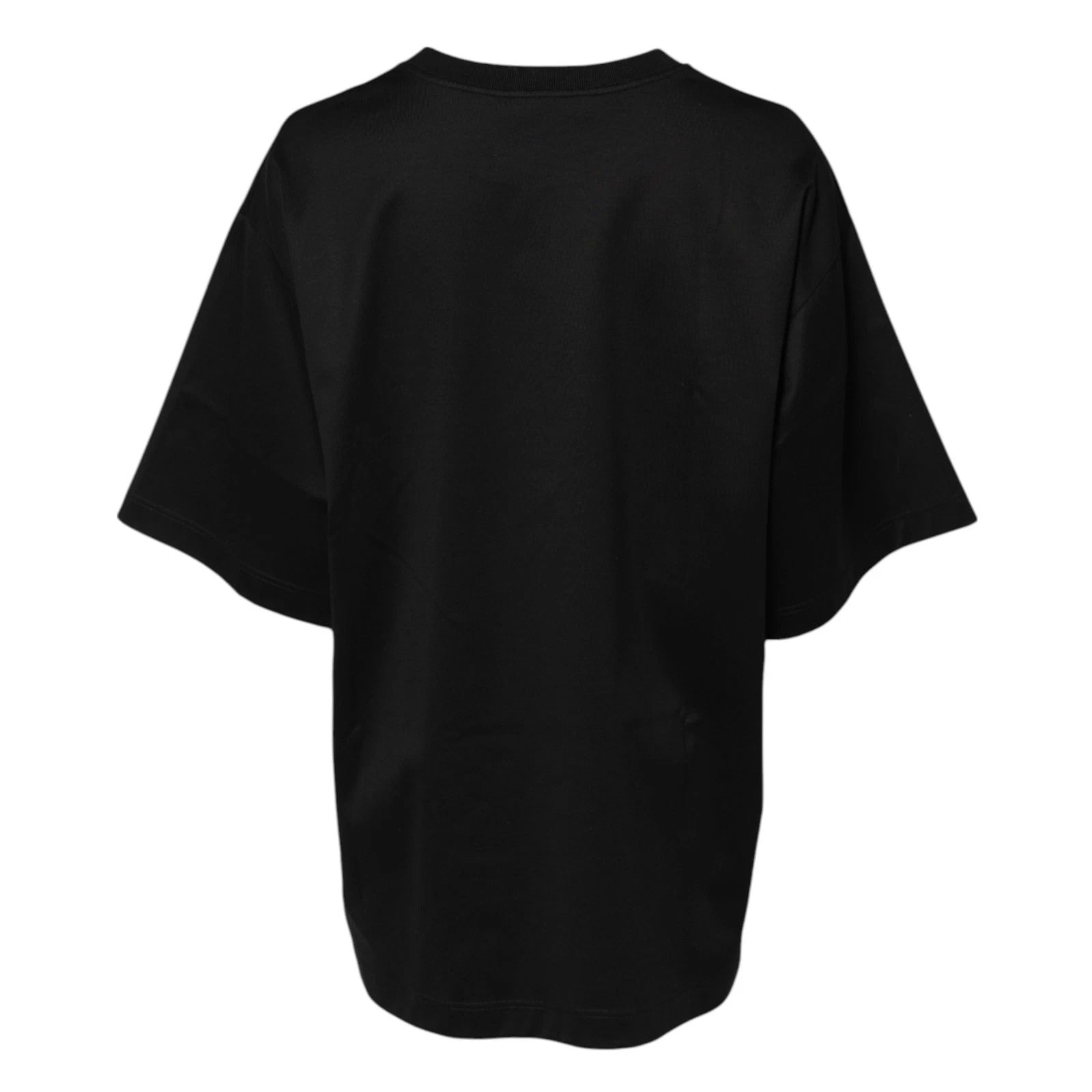 Dolce & Gabbana Black Cotton DG Logo Embroidery Top Men's T-shirt