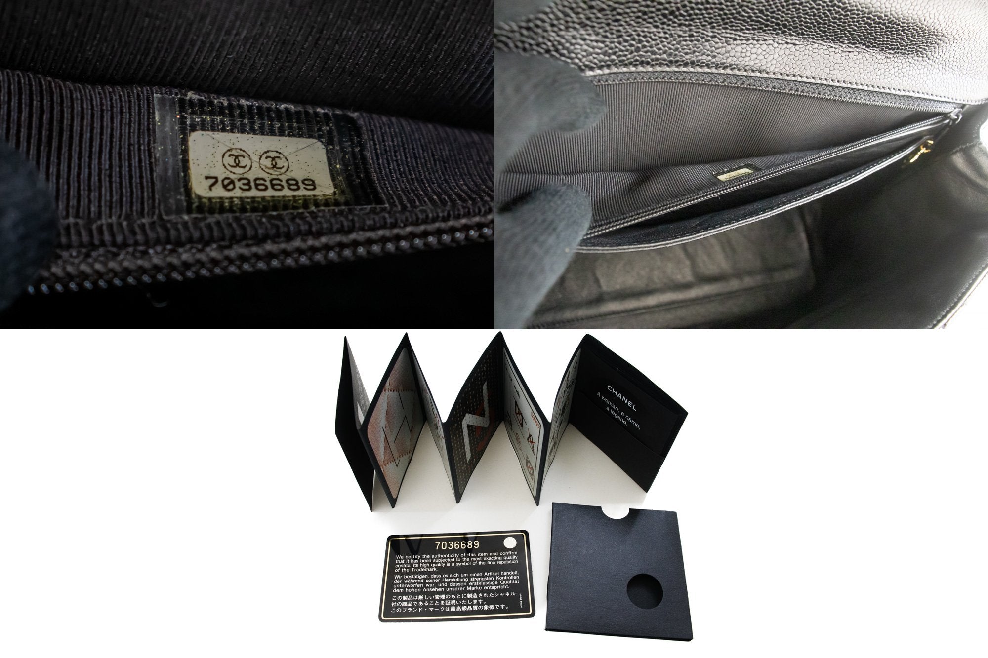 Chanel Kelly Black Leather Handbag (Pre-Owned)