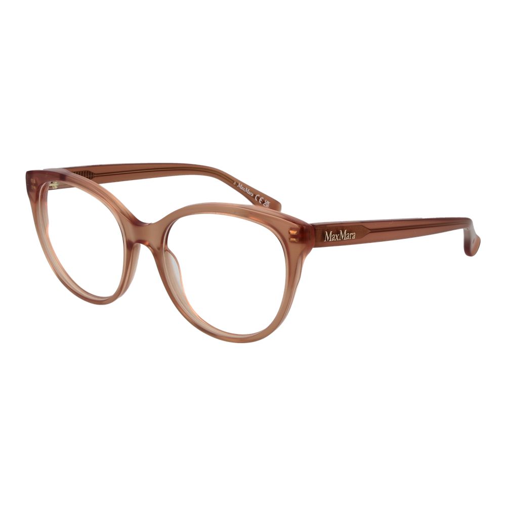 Max Mara Brown Acetate Glasses Women's (Frames)