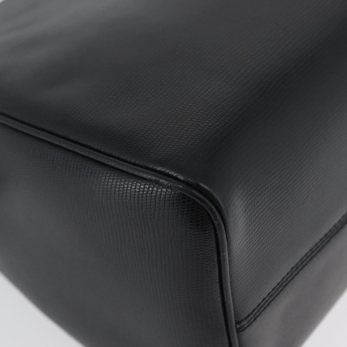 Celine Circle Logo Leather Black Leather Shoulder Bag Bag (Pre-Owned)