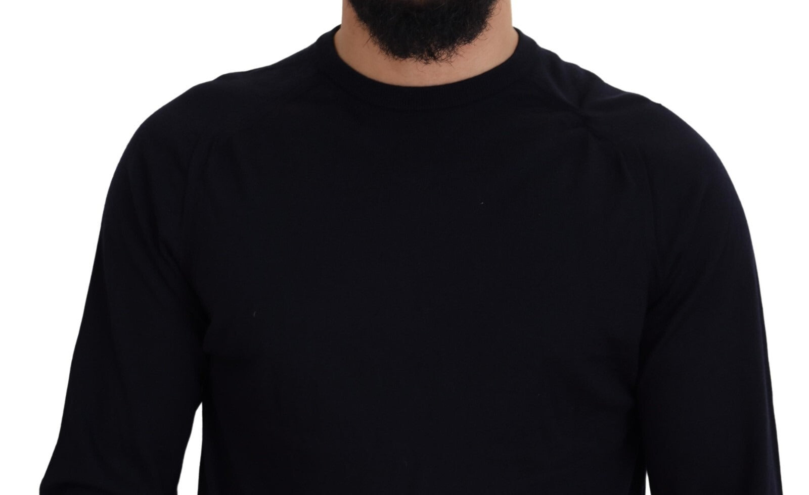 Alpha Studio Black Wool Crewneck Pullover Sweatshirt Men's Sweater (Pre-Owned)