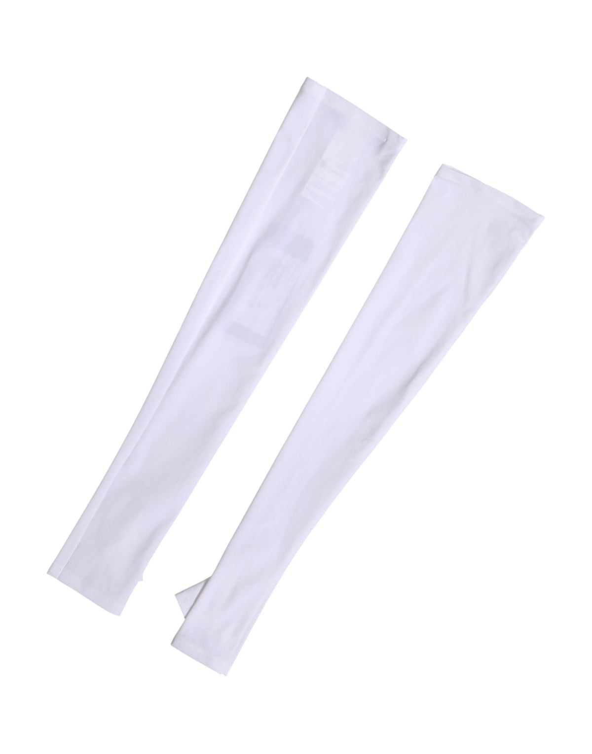 Dolce & Gabbana White Nylon Fingerless Elbow Length Women Women's Gloves (Pre-Owned)
