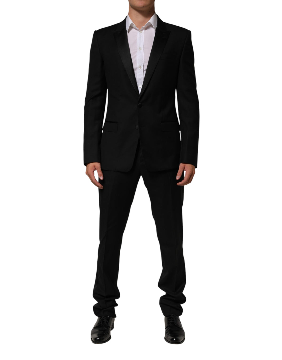 Dolce & Gabbana Black 2 Buttons Jacket Formal 2 Piece Men's Suit