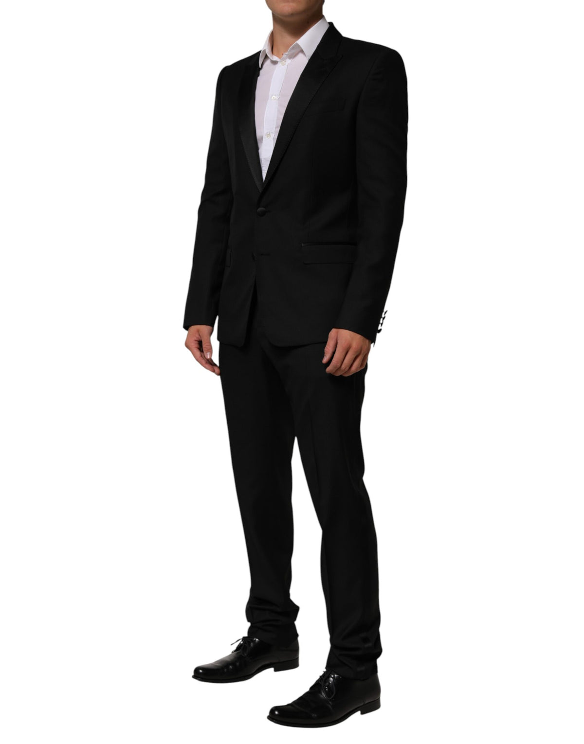 Dolce & Gabbana Black 2 Buttons Jacket Formal 2 Piece Men's Suit