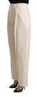 Jucca Off White Cotton High Waist Straight Women Women's Trouser (Pre-Owned)