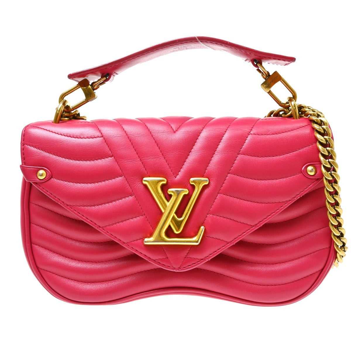 Louis Vuitton New Wave Quilted Leather Pink Leather Handbag (Pre-Owned)