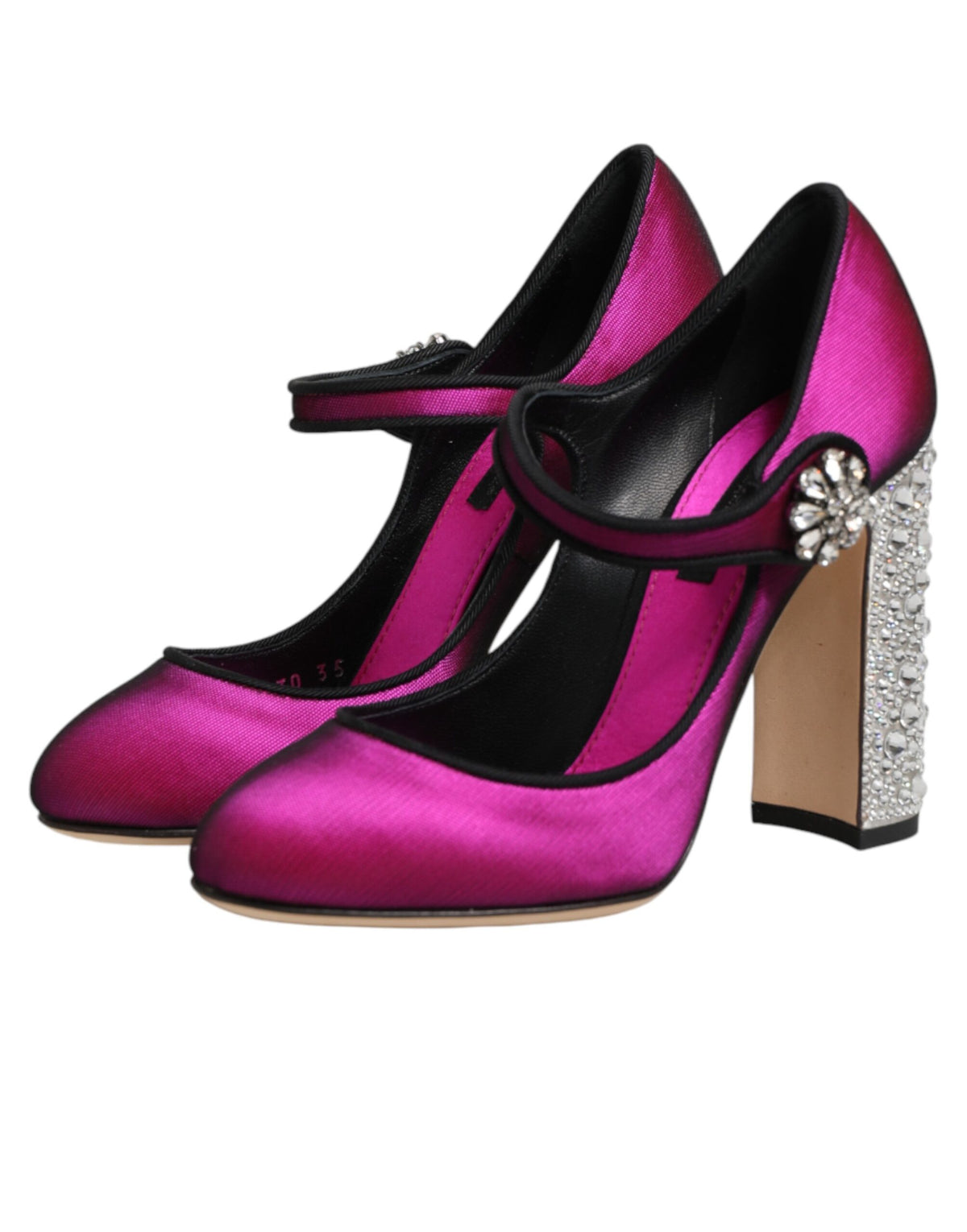Dolce & Gabbana Pink Embellished High Heels Pumps Women's Shoes