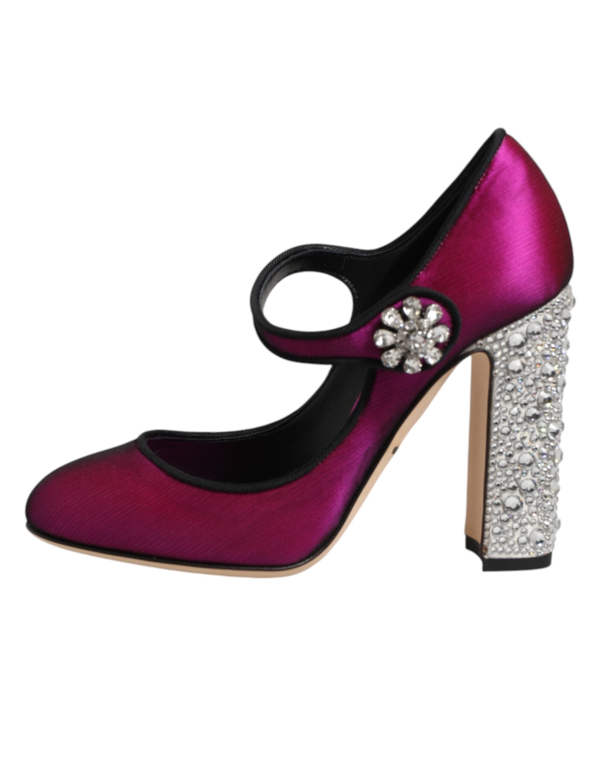 Dolce & Gabbana Pink Embellished High Heels Pumps Women's Shoes