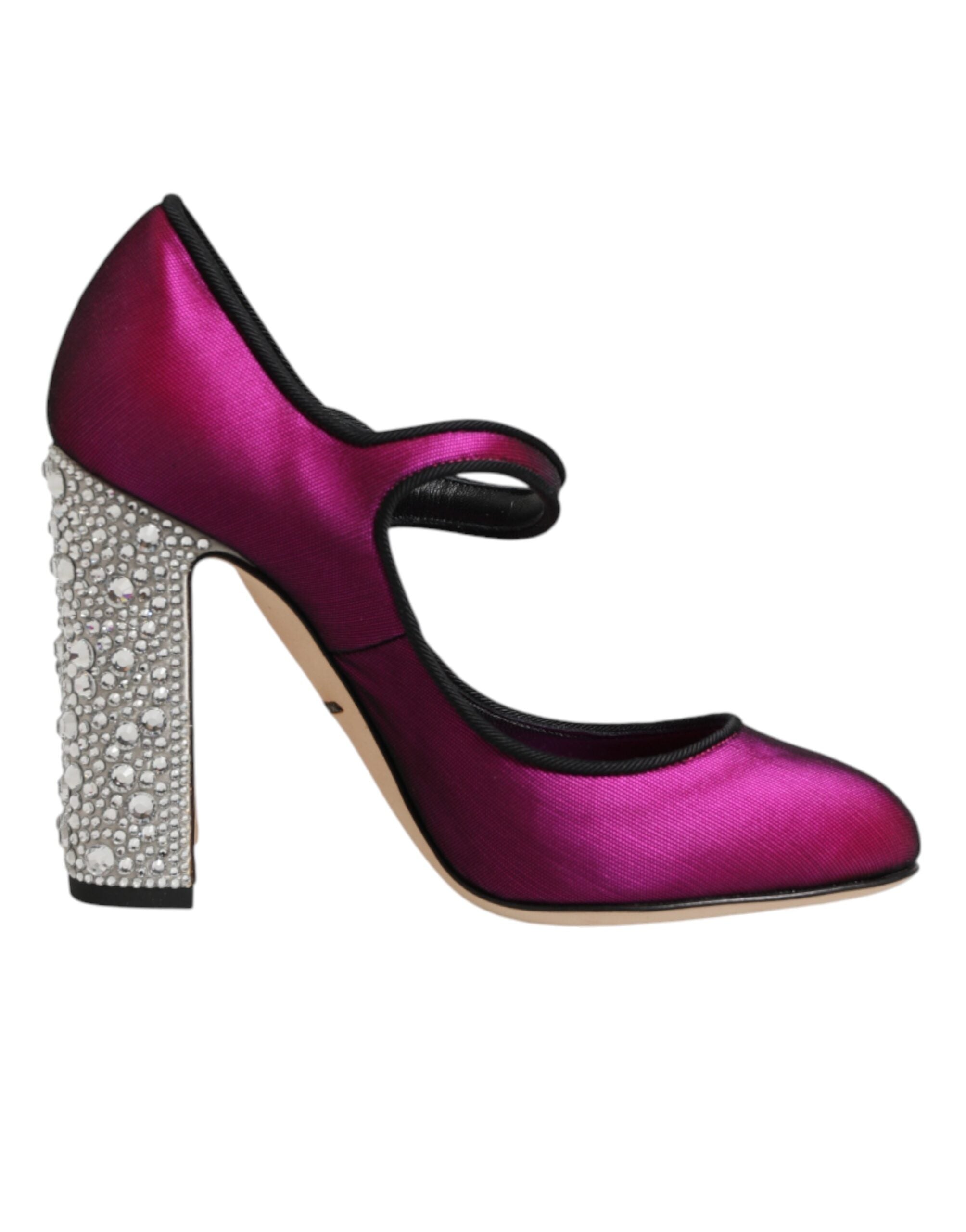 Dolce & Gabbana Pink Embellished High Heels Pumps Women's Shoes