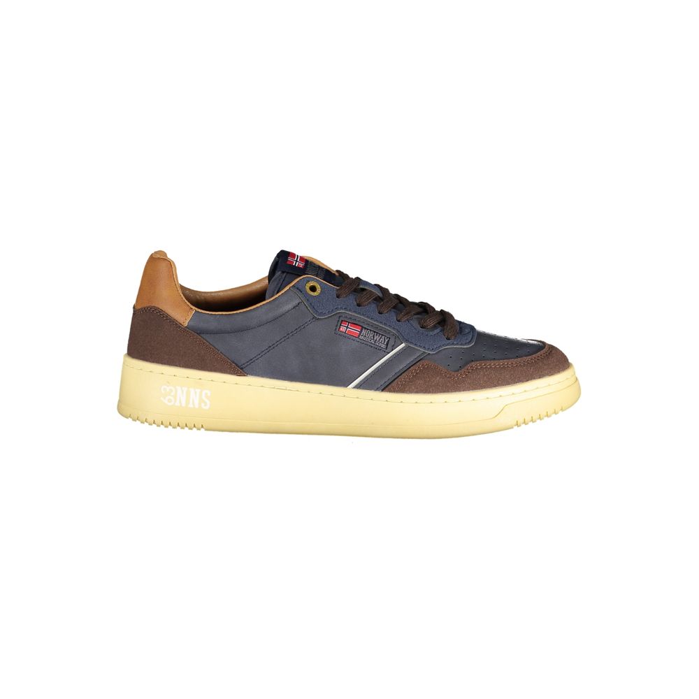 Norway 1963 Blue Polyurethane Men Men's Sneaker