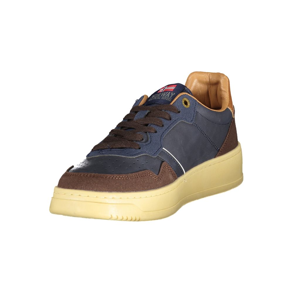 Norway 1963 Blue Polyurethane Men Men's Sneaker