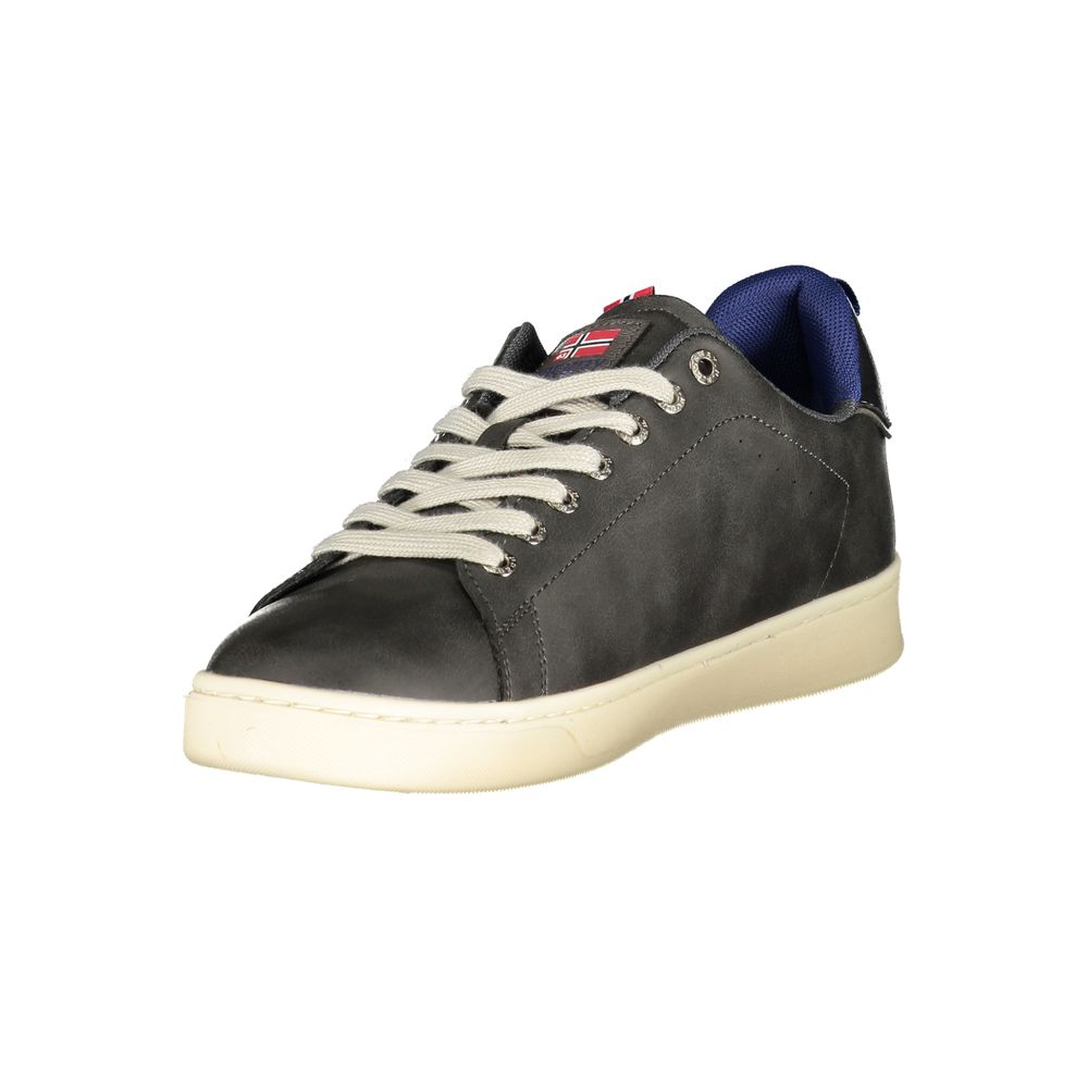 Norway 1963 Black Polyurethane Men Men's Sneaker