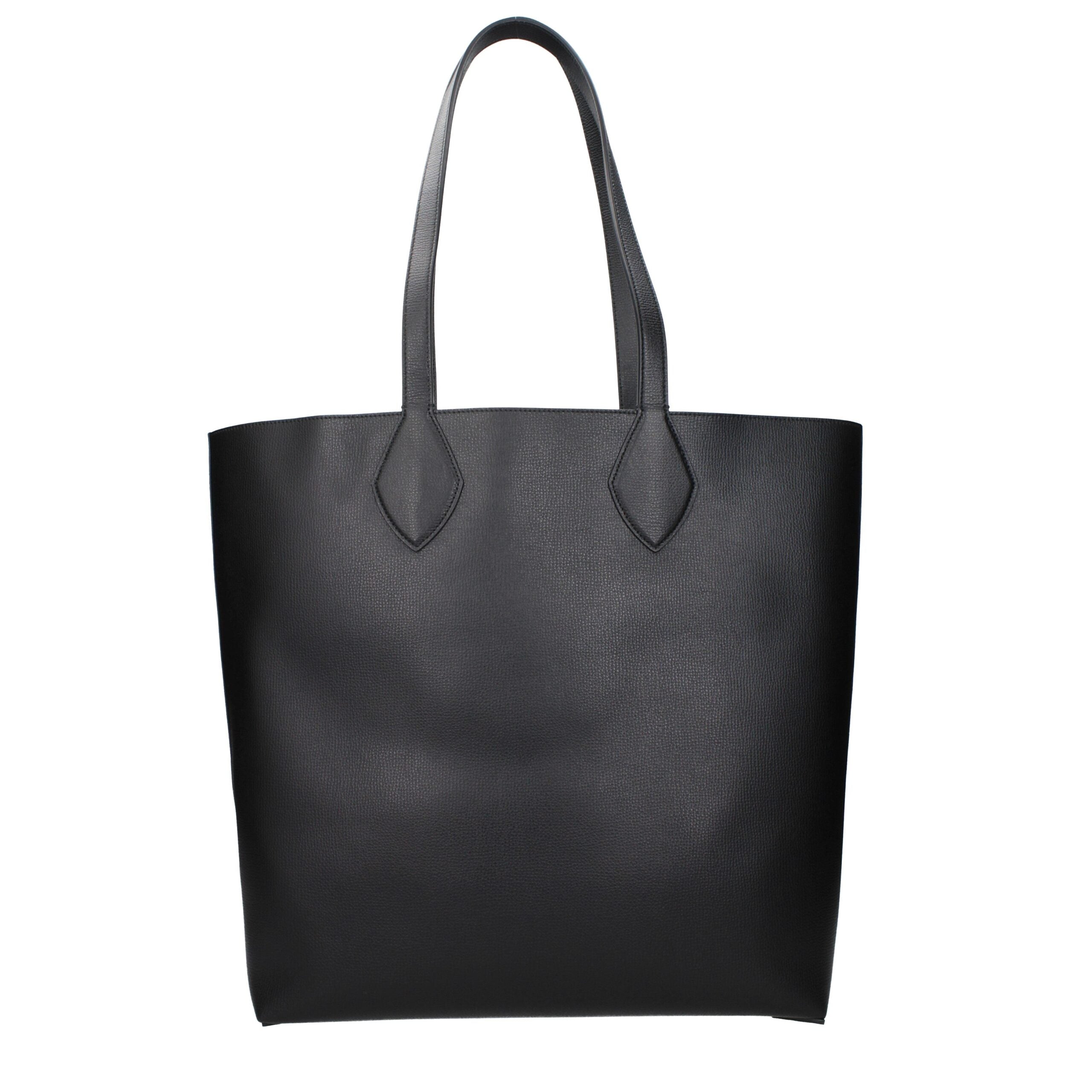 Salvatore Ferragamo Black Leather Shoulder Men's Bag