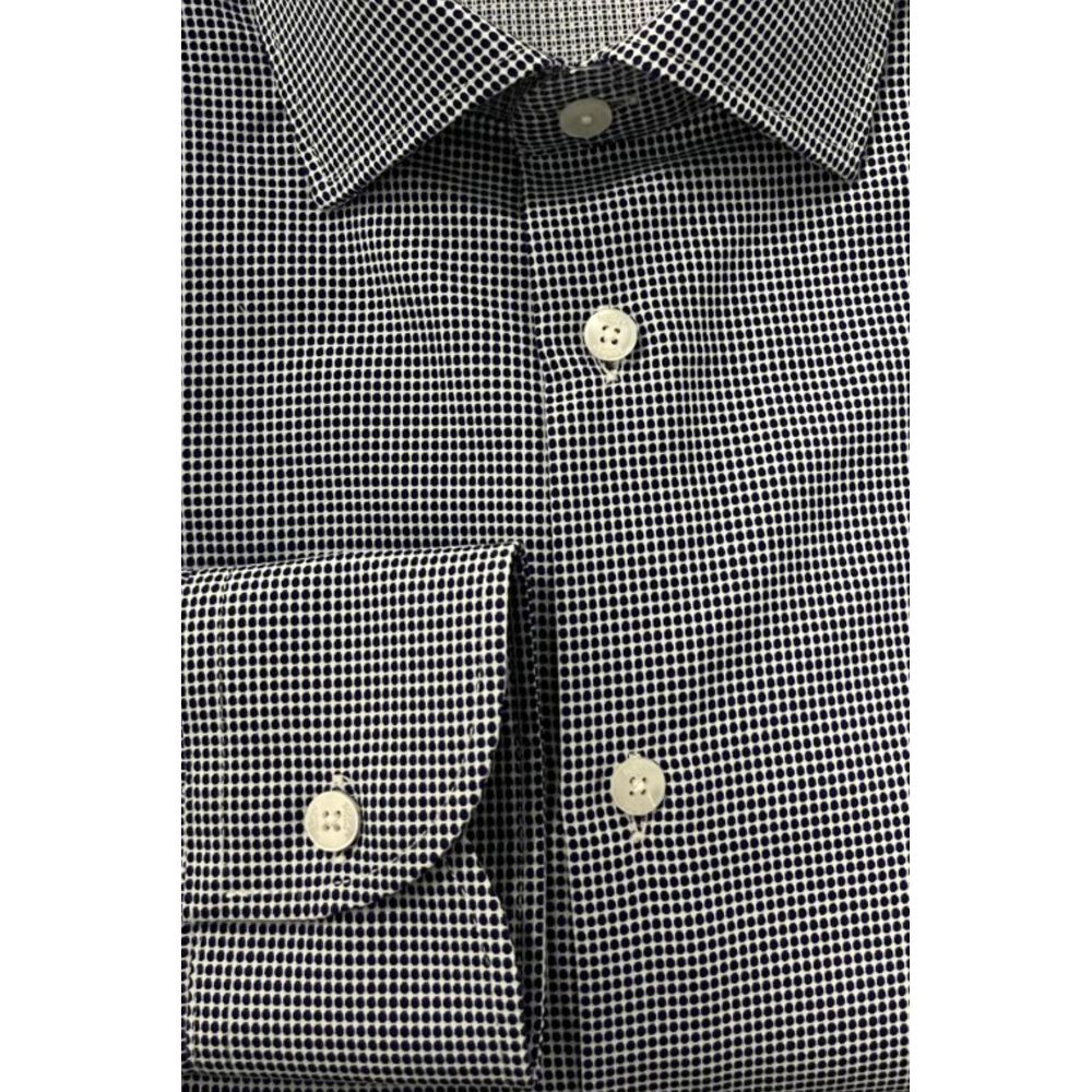 Baldinini Trend Blue Cotton Men Men's Shirt