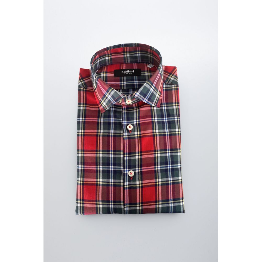 Baldinini Trend Multicolor Cotton Men Men's Shirt