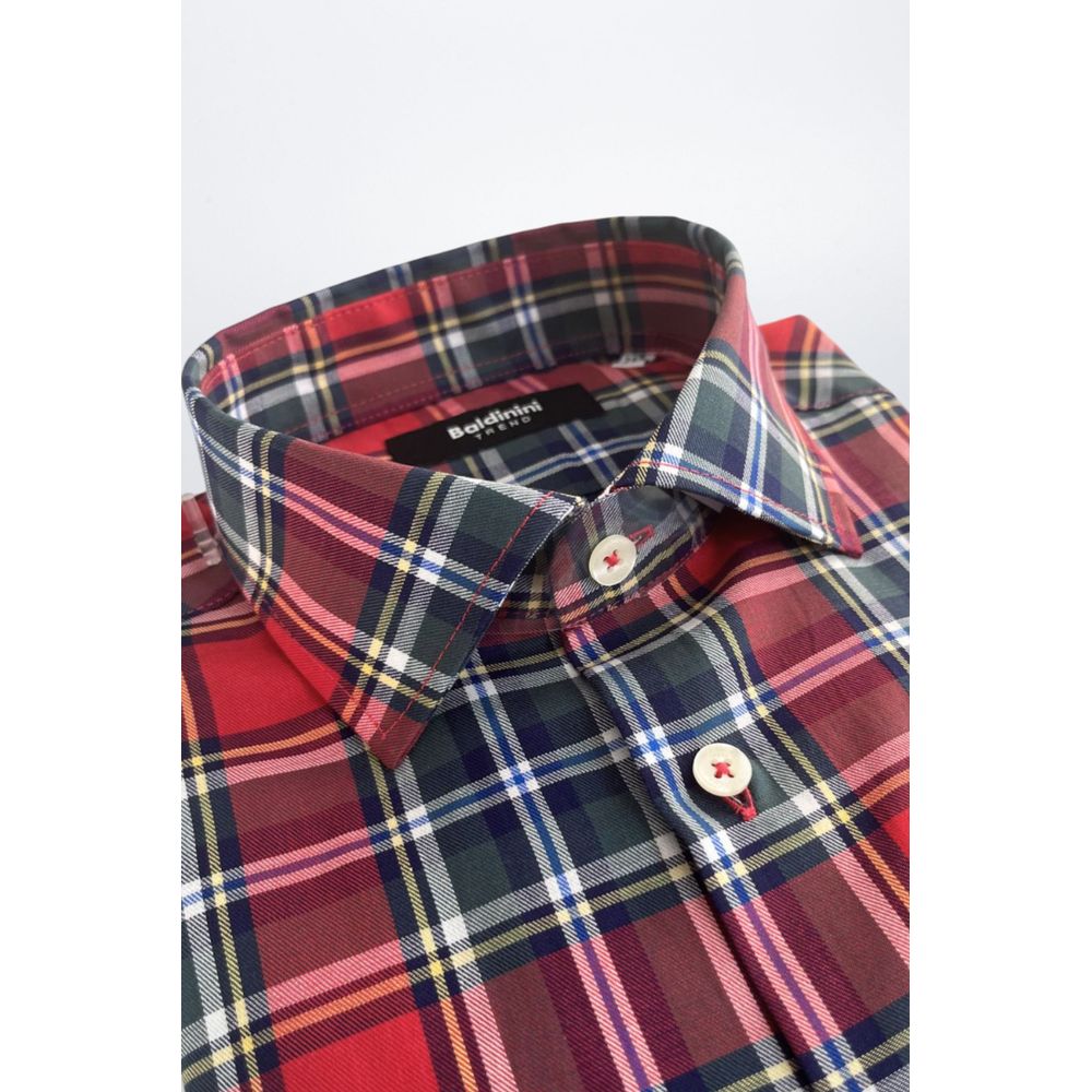 Baldinini Trend Multicolor Cotton Men Men's Shirt