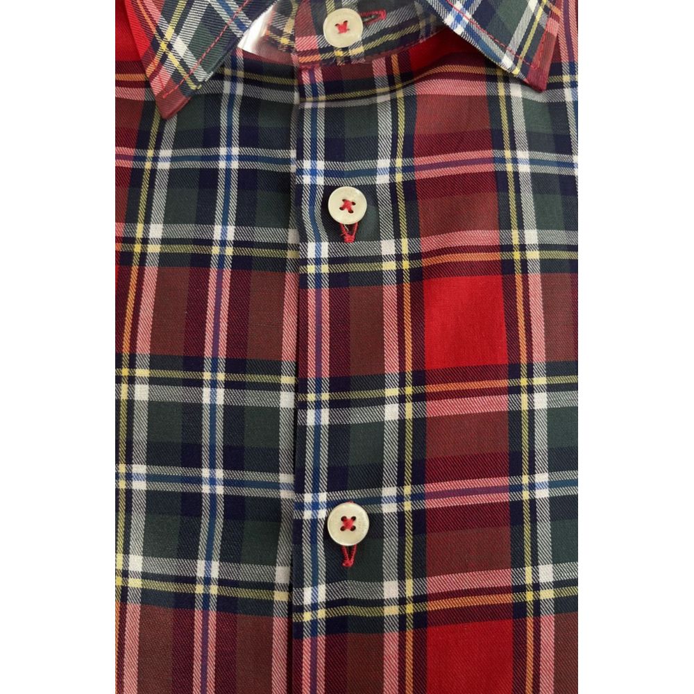 Baldinini Trend Multicolor Cotton Men Men's Shirt
