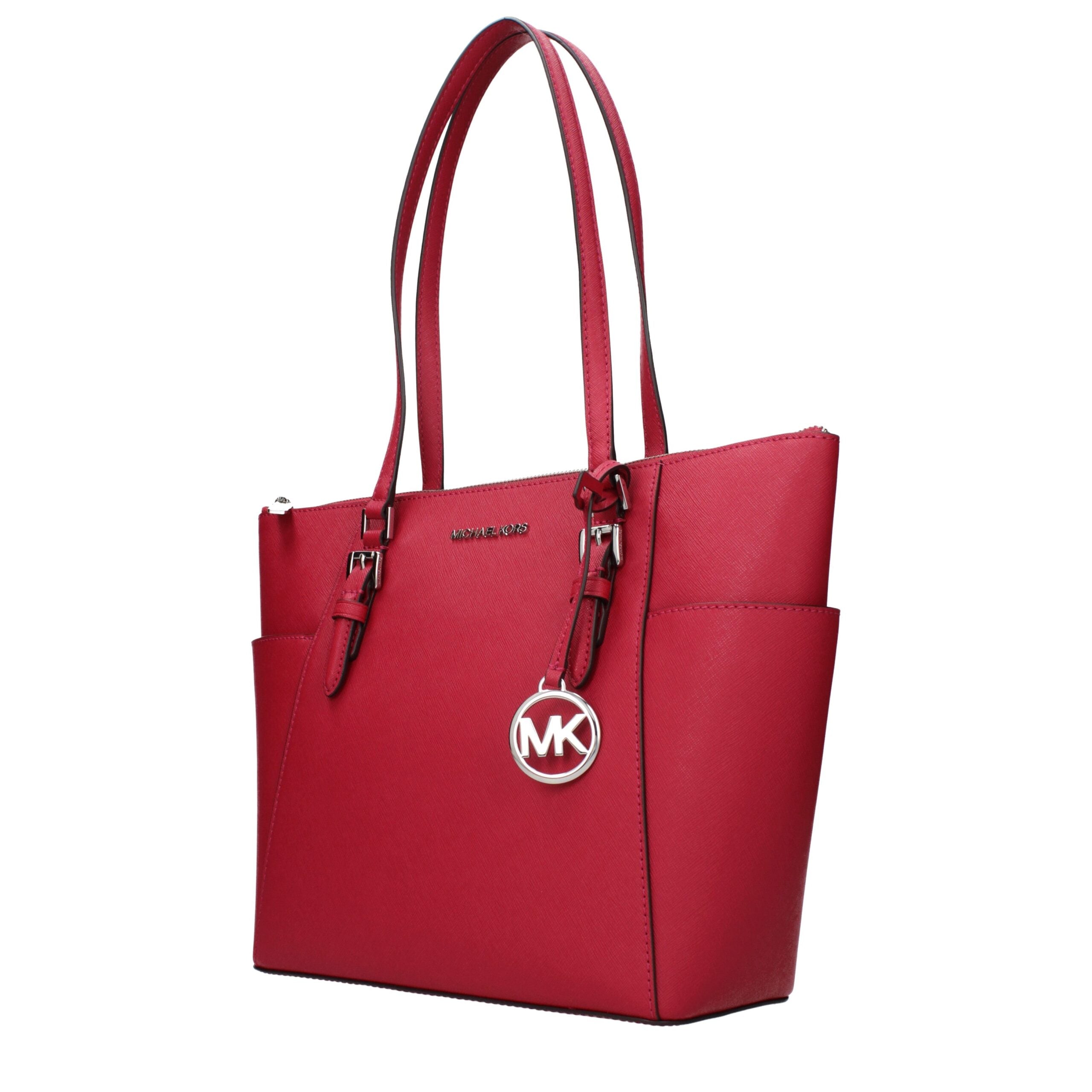 Michael Kors Red Leather Shoulder Women's Bag